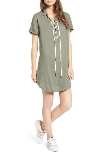 Women's Rails Rocky Lace-up Tunic Dress - Green