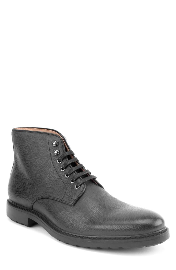 Men's Rush By Gordon Rush Brett Pebbled Boot .5 M - Black