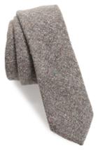 Men's 1901 Beaufort Solid Wool Blend Tie, Size - Black