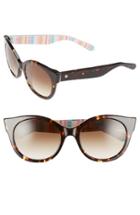 Women's Kate Spade New York 'melly' 53mm Sunglasses - Havana