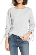 Women's Hinge Tie Sleeve Sweatshirt
