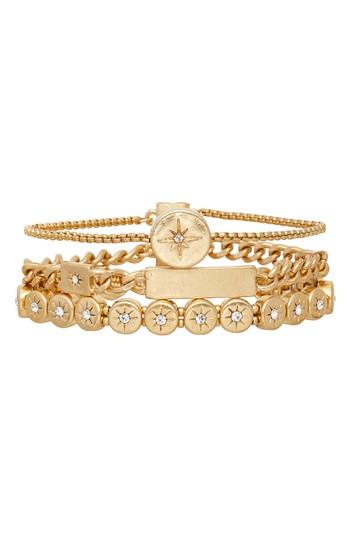 Women's Treasure & Bond Multi Row Star Disc Bracelet
