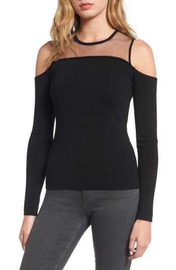 Women's Bailey 44 Swallowed Whole Cold Shoulder Sweater - Black