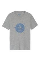 Men's Original Penguin Splatter Logo T-shirt, Size - Grey