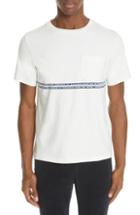 Men's Remi Relief Embroidered Stripe T-shirt