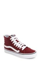 Women's Vans Sk8-hi Slim High Top Sneaker M - Red