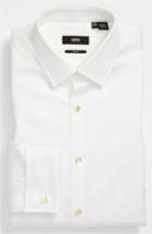 Men's Boss Jameson Slim Fit Diamond Weave French Cuff Tuxedo Shirt