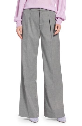 Petite Women's Halogen High Waist Wide Leg Pants P - Black