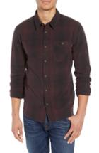 Men's O'neill Easton Plaid Woven Shirt, Size - Burgundy