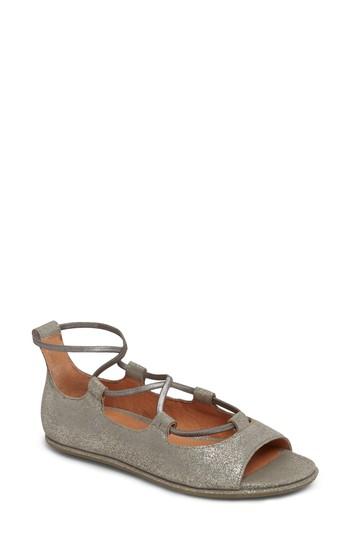 Women's Gentle Souls Lark Sandal .5 M - Metallic