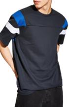 Men's Topman Oversize Panel T-shirt, Size - Blue