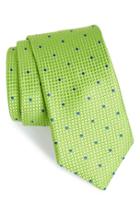 Men's Ted Baker London Dot Silk Tie, Size - Green