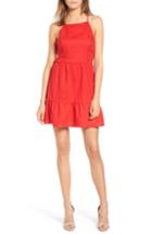 Women's Speechless Halter Minidress - White