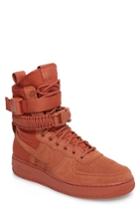 Men's Nike Sf Air Force 1 High Top Sneaker .5 M - Coral