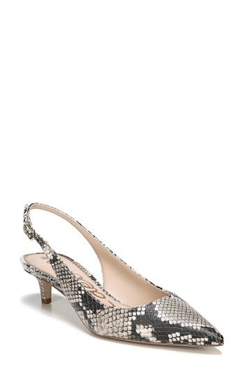 Women's Sam Edelman Ludlow Slingback Pump .5 M - Grey