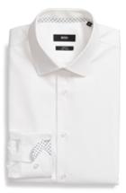 Men's Boss Jesse Slim Fit Easy Iron Dress Shirt .5 - White