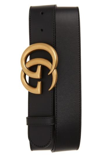 Women's Gucci Cintura Donna Leather Belt - Porcelain Rose