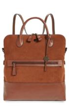 Lodis Los Angeles Nia Convertible Leather Backpack - Brown