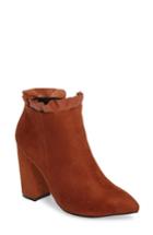 Women's Athena Alexander Katana Pointy Toe Bootie .5 M - Brown
