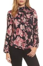 Women's Lucky Brand Smock Neck Floral Top