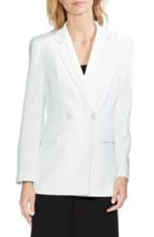 Women's Vince Camuto Parisian Crepe Double Breasted Blazer - Ivory