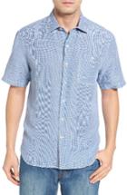Men's Tommy Bahama Sand Standard Fit Check Linen Blend Sport Shirt