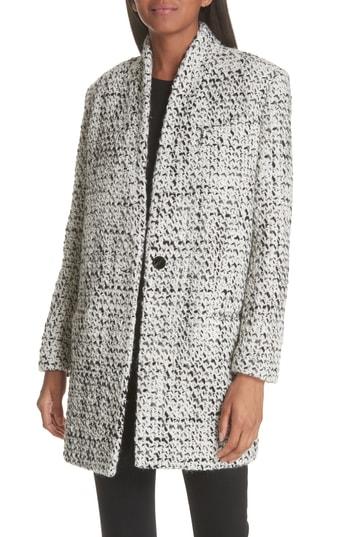 Women's Iro Golden Tweed Coat Us / 34 Fr - White