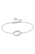 Women's Monica Vinader Riva Diamond Circle Chain Bracelet (special Purchase)