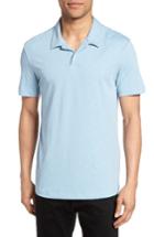 Men's Theory Willem Atmos Polo, Size - Blue
