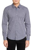 Men's Boss Reid Slim Fit Diamond Print Sport Shirt