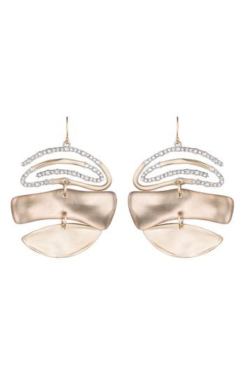 Women's Alexis Bittar Crystal Encrusted Spiral Mobile Earrings