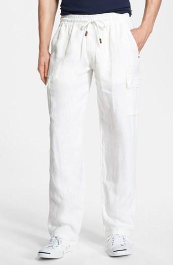 Men's Vilebrequin Linen Cargo Pants