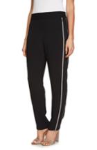 Women's 1.state Metallic Stripe Pants, Size - Black