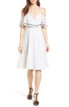 Women's J.o.a. Cold Shoulder Midi Dress - White