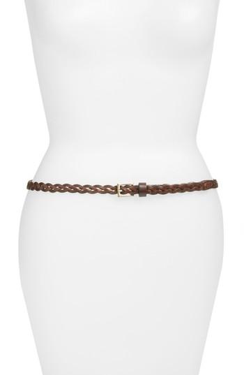 Women's Elise M. Lawrence Braided Leather Belt - Capp