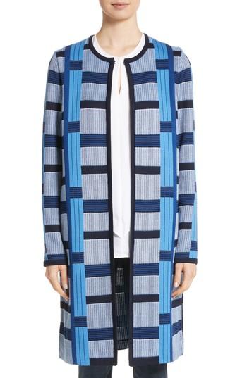 Women's St. John Collection Colorblock Knit Jacket