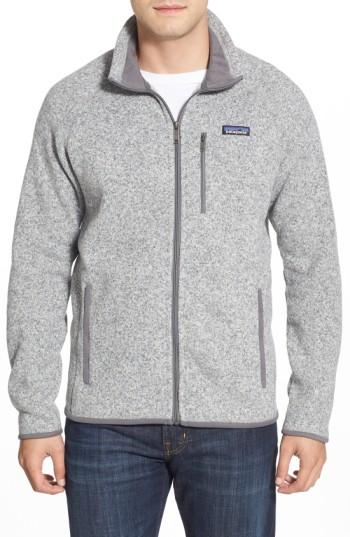 Men's Patagonia Better Sweater Zip Front Jacket, Size - Grey