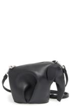 Loewe 'mini Elephant' Crossbody Bag - Black