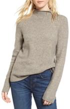 Women's Madewell Inland Rolled Turtleneck Sweater - Grey