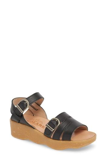 Women's Famolare Honeybuckle Wedge Sandal M - Grey