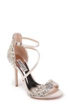 Women's Badgley Mischka Selena Strappy Sandal M - White