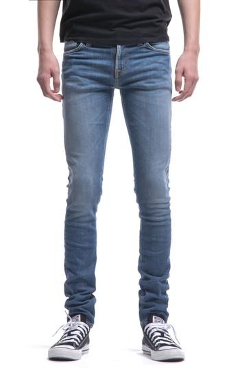 Men's Nudie Jeans Skinny Lin Skinny Fit Jeans X 32 - Blue