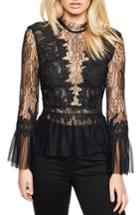 Women's Bardot Francesca Lace Top - Black