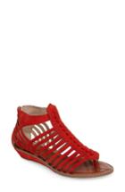 Women's Vince Camuto Seanna Gladiator Sandal .5 M - Red