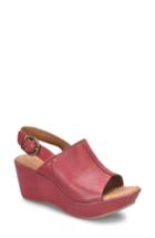 Women's B?rn Valencia Slingback Sandal M - Red
