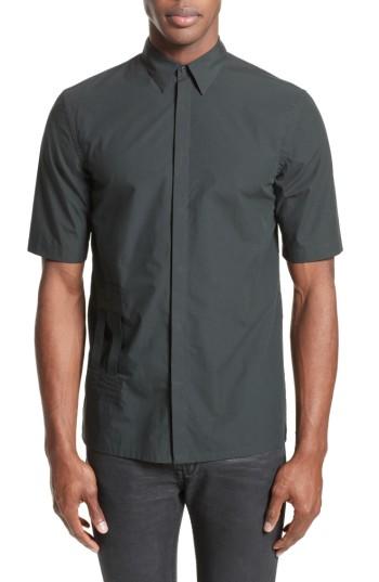 Men's Helmut Lang Bar Tab Shirt - Green