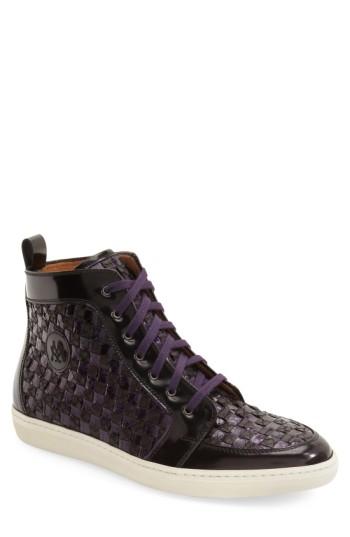 Men's Mezlan 'colonia' High Top Sneaker .5 M - Brown