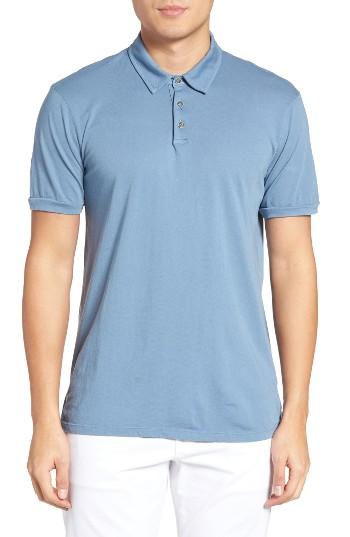 Men's Velvet By Graham & Spencer Bryant Jersey Polo - Blue