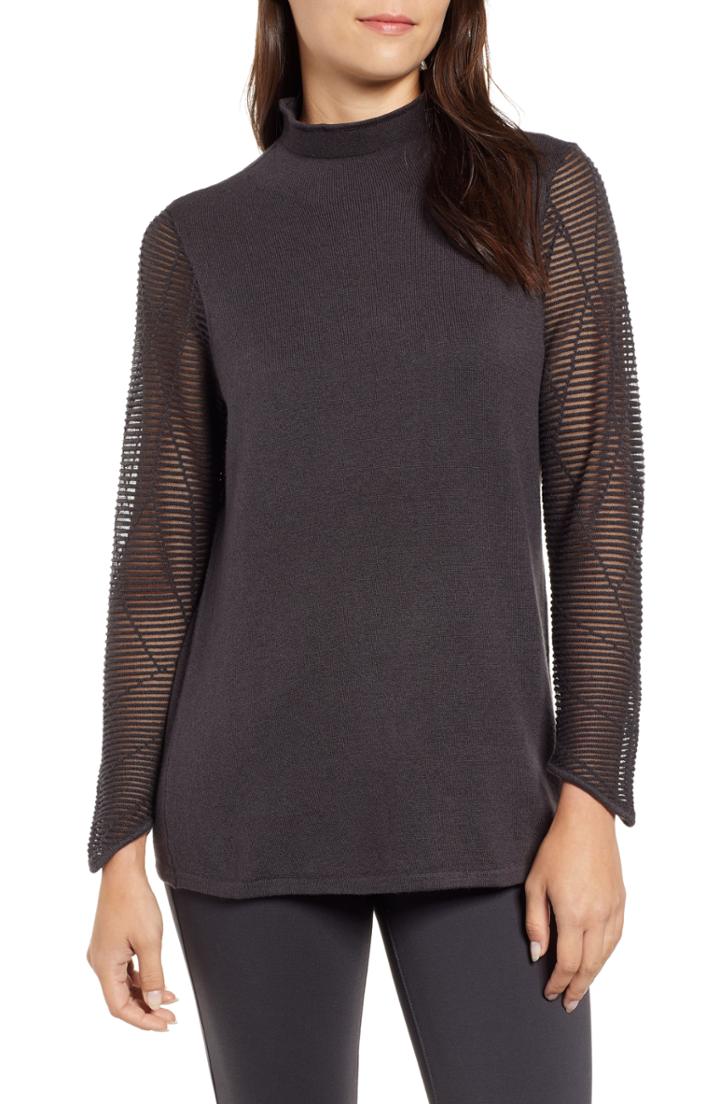 Women's Nic+zoe Night Shift Top - Grey