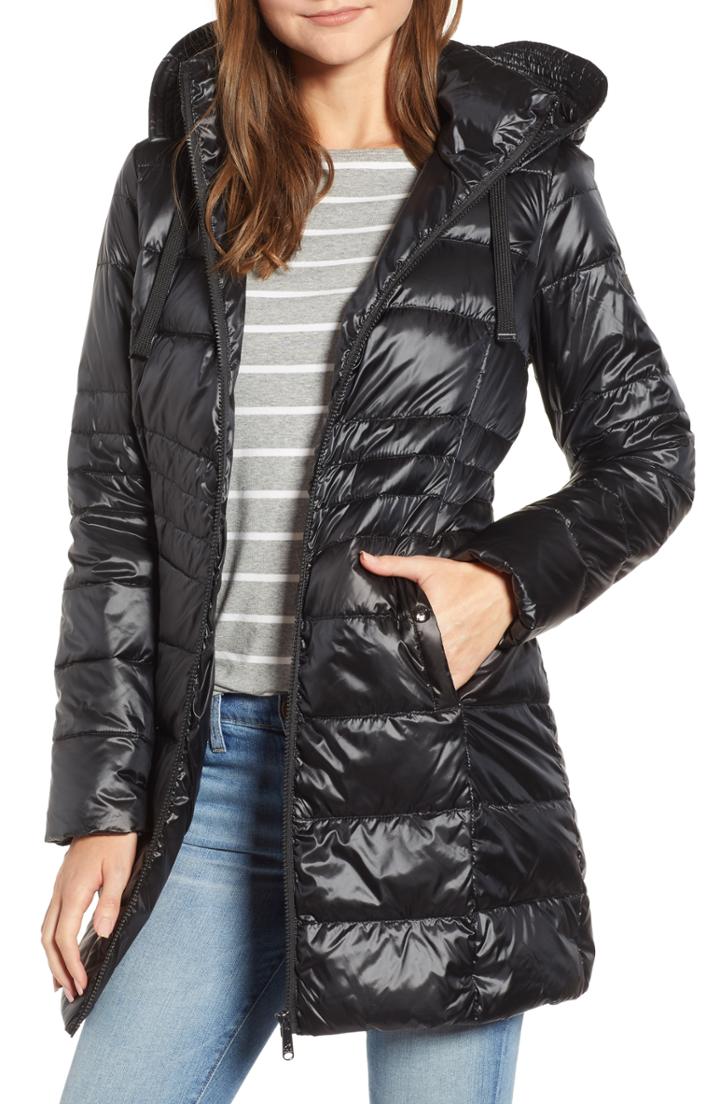 Women's Sam Edelman Hooded Down Coat